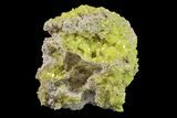 Yellow Sulfur Crystals on Matrix - Steamboat Springs, Nevada #154341-1